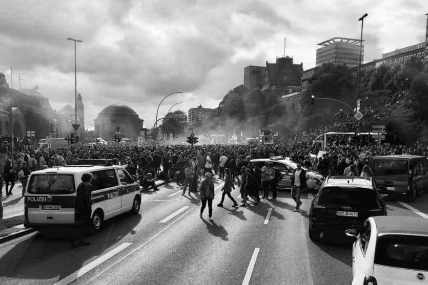 Manifestation en marge du G20, Hambourg. (Pixabay - CC)
