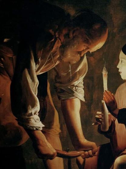 Georges de La Tour, saint Joseph charpentier, autour de 1645 (Wikimedia - CC)