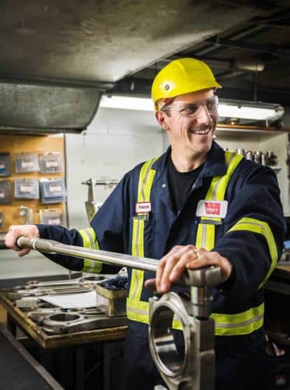François Doré, machiniste. Photo: Marie Laliberté.