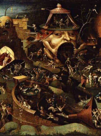 Le Christ dans les limbes, oeuvre d'un disciple de Jérôme Bosch.