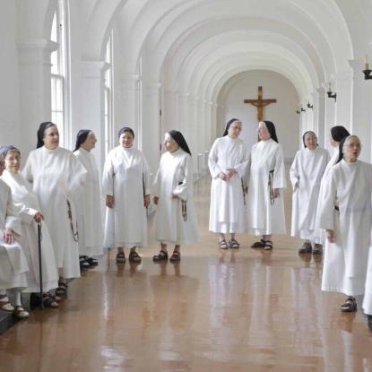 Les Soeurs Dominicaines dans leur monastère de Berthierville