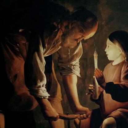 Georges de La Tour, saint Joseph charpentier, autour de 1645 (Wikimedia - CC)