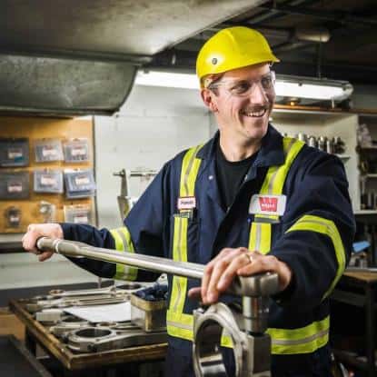 François Doré, machiniste. Photo: Marie Laliberté.