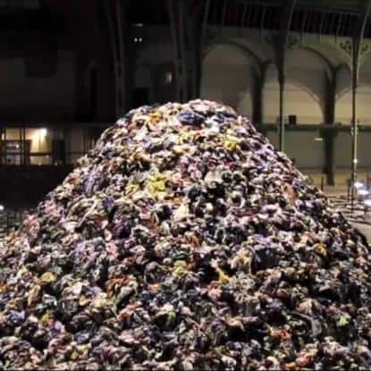 Photo: Une partie de l'installation de Christian Boltanski - tirée de Youtube