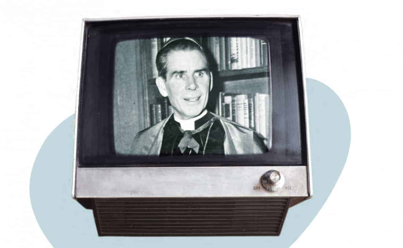 Mgr Fulton Sheen (montage: Léa Robitaille / Le Verbe).