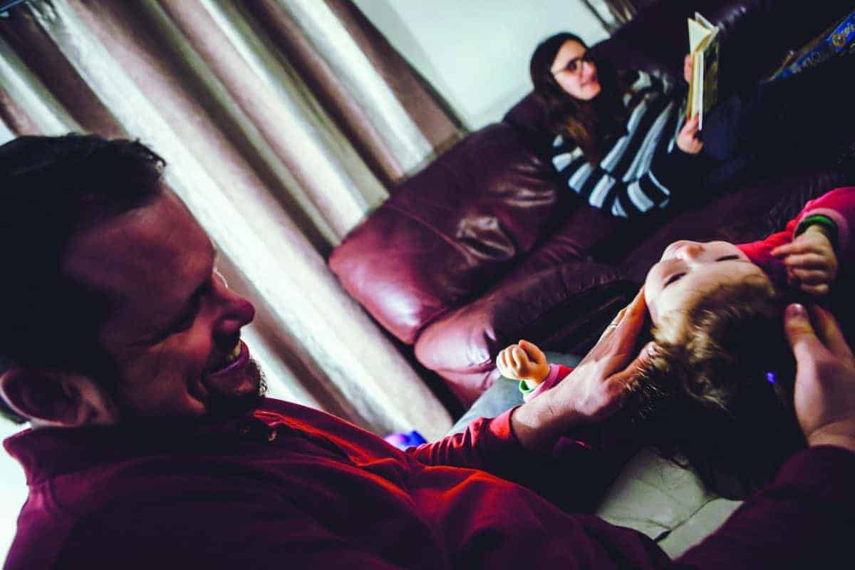 Sylvain, Laure et leur fille (photo: Raphaël de Champlain).