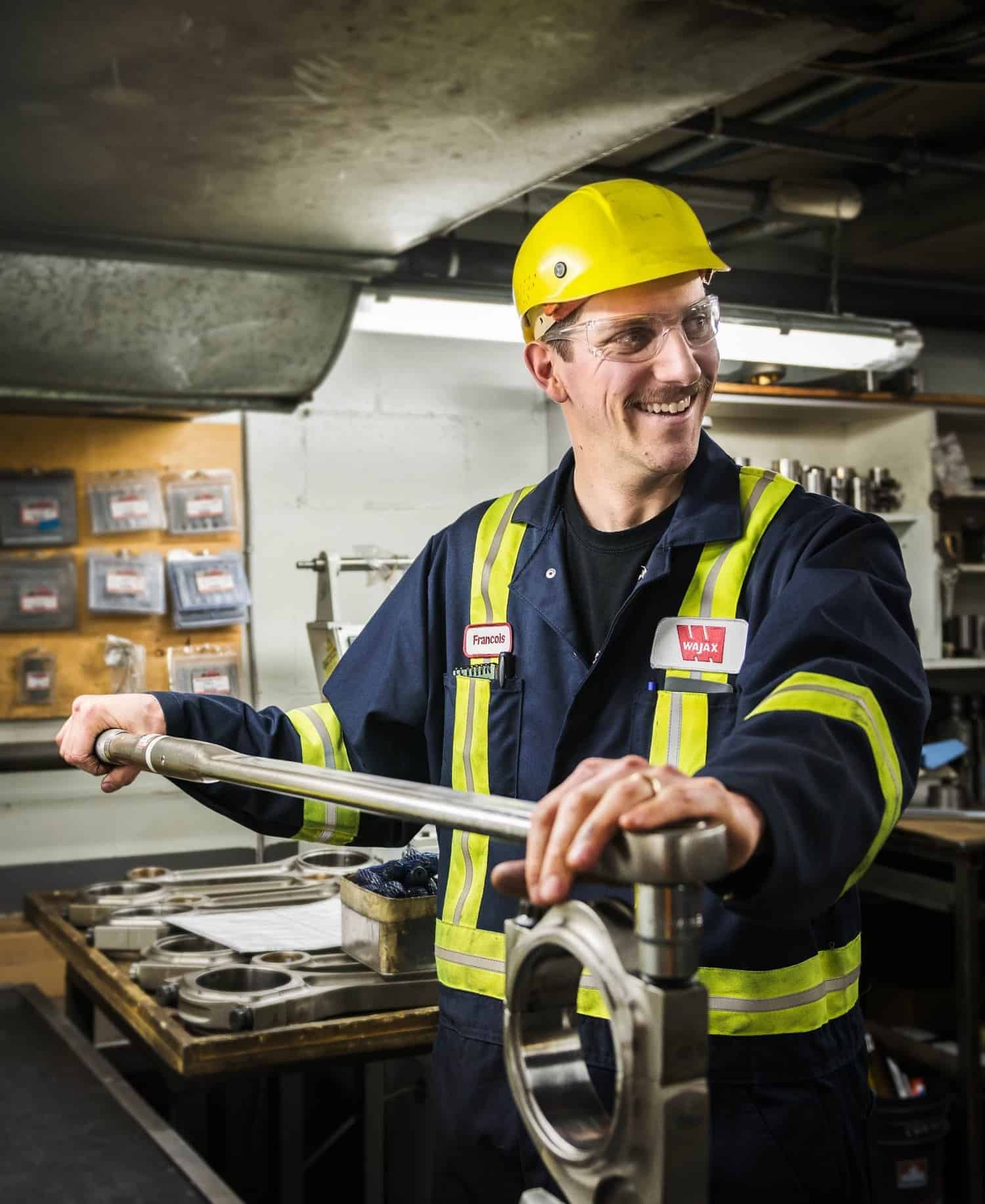 François Doré, machiniste. Photo: Marie Laliberté.