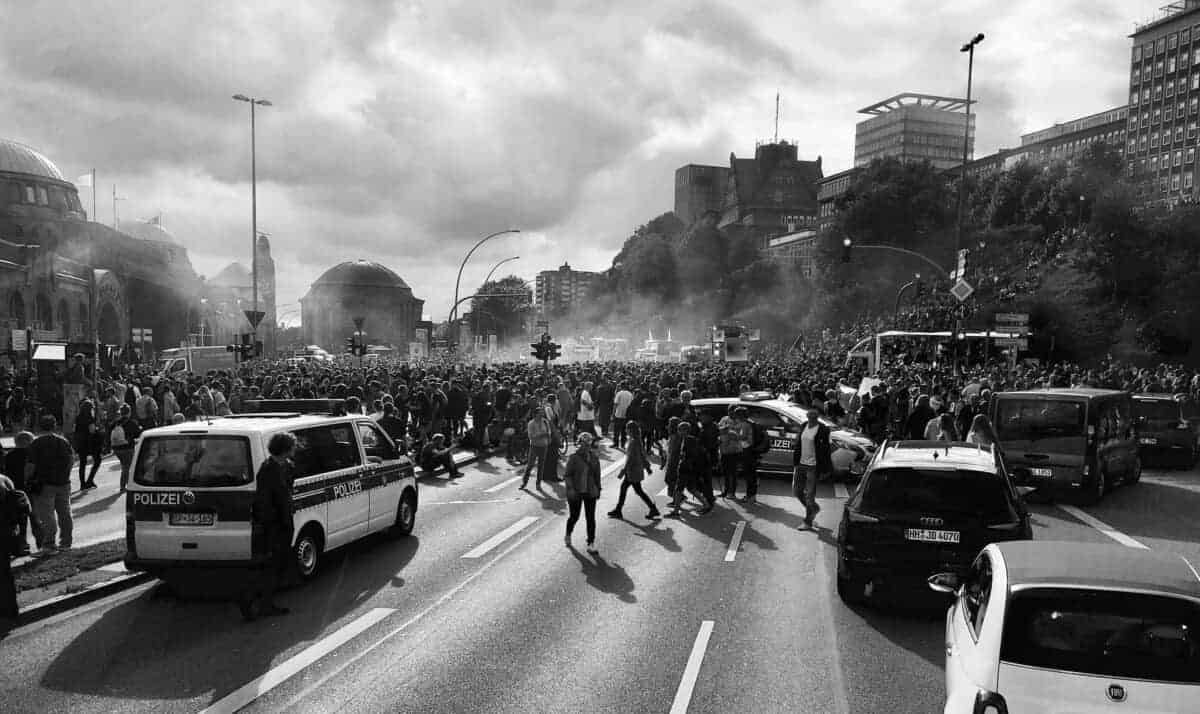 Manifestation en marge du G20, Hambourg. (Pixabay - CC)