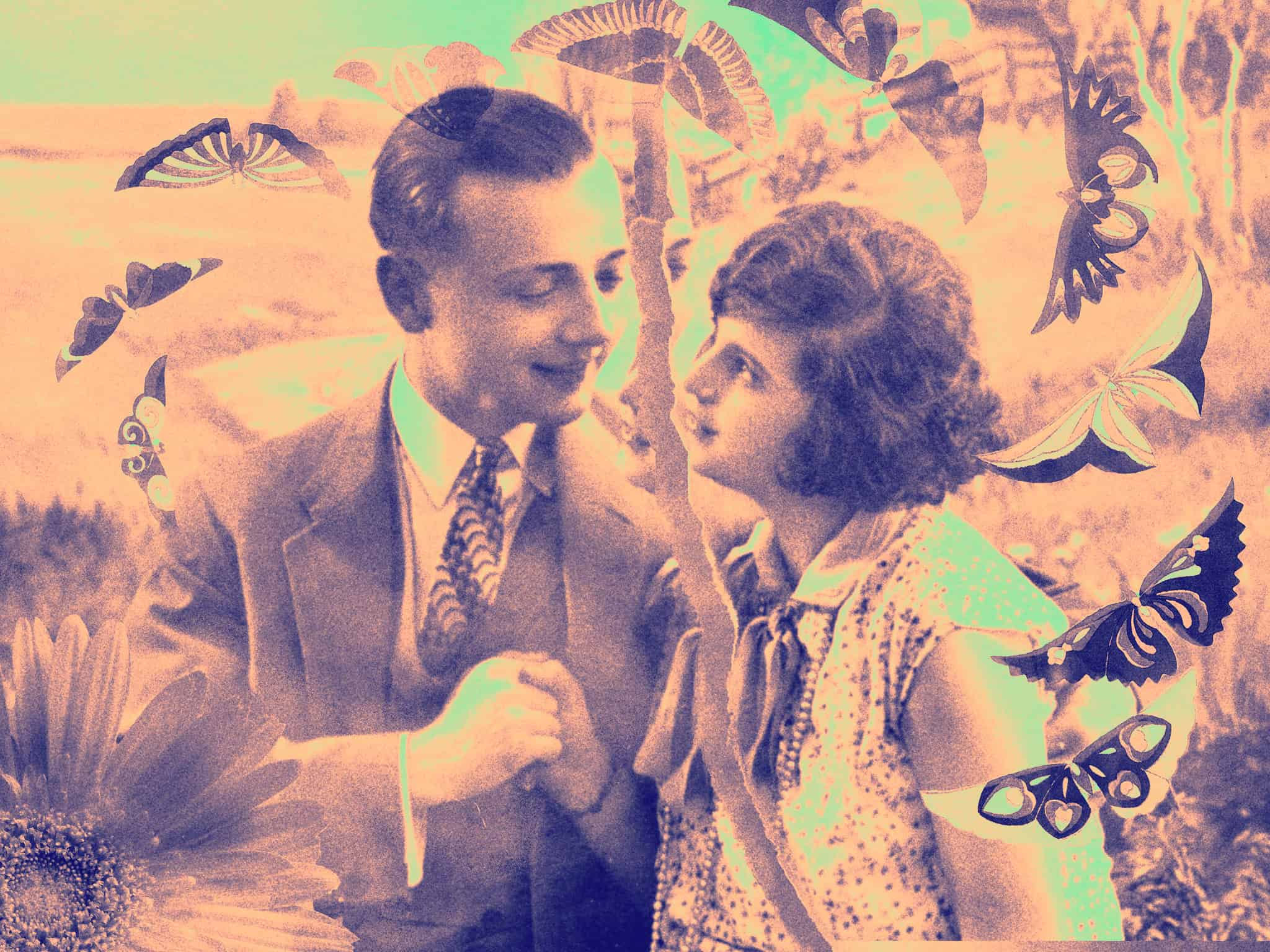 Comme deux rails de chemin de fer